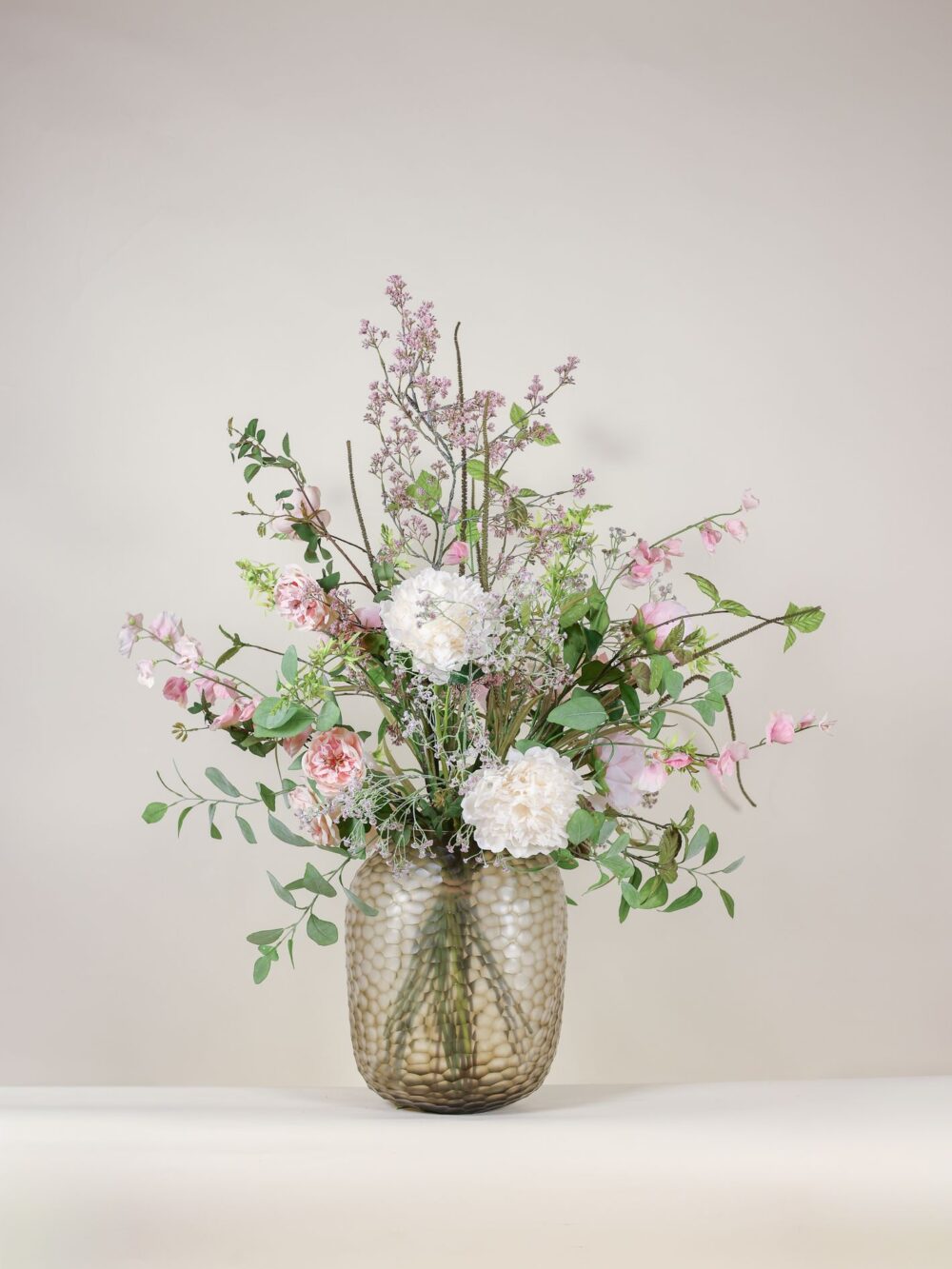 Luxe zijden boeket blush roze – Sophie's Choice