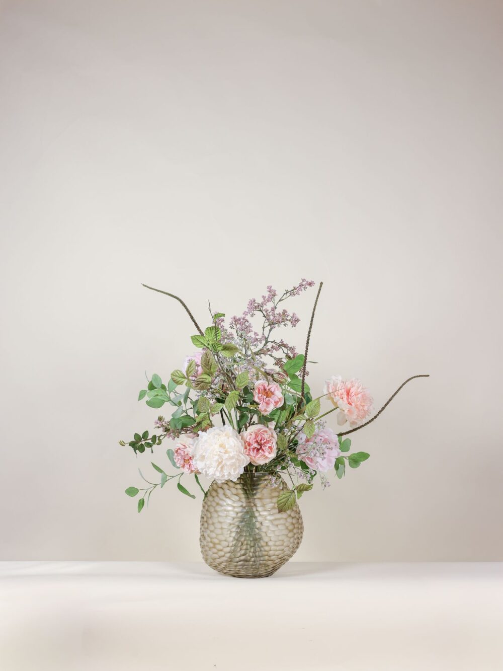 Subtiel zijden boeket blush roze – Atelier