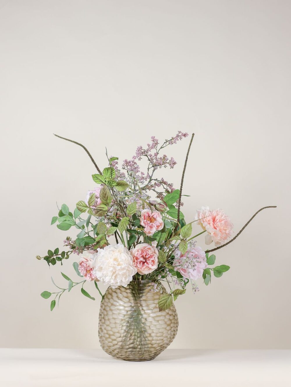 Subtiel zijden boeket blush roze – Atelier