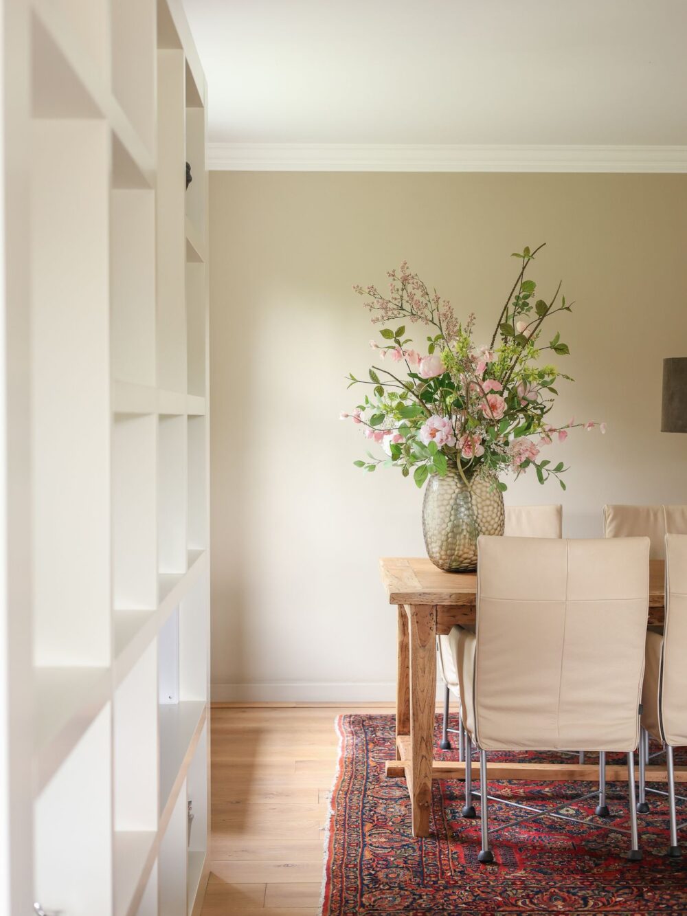 Groot luxe zijden boeket blush roze – royaal