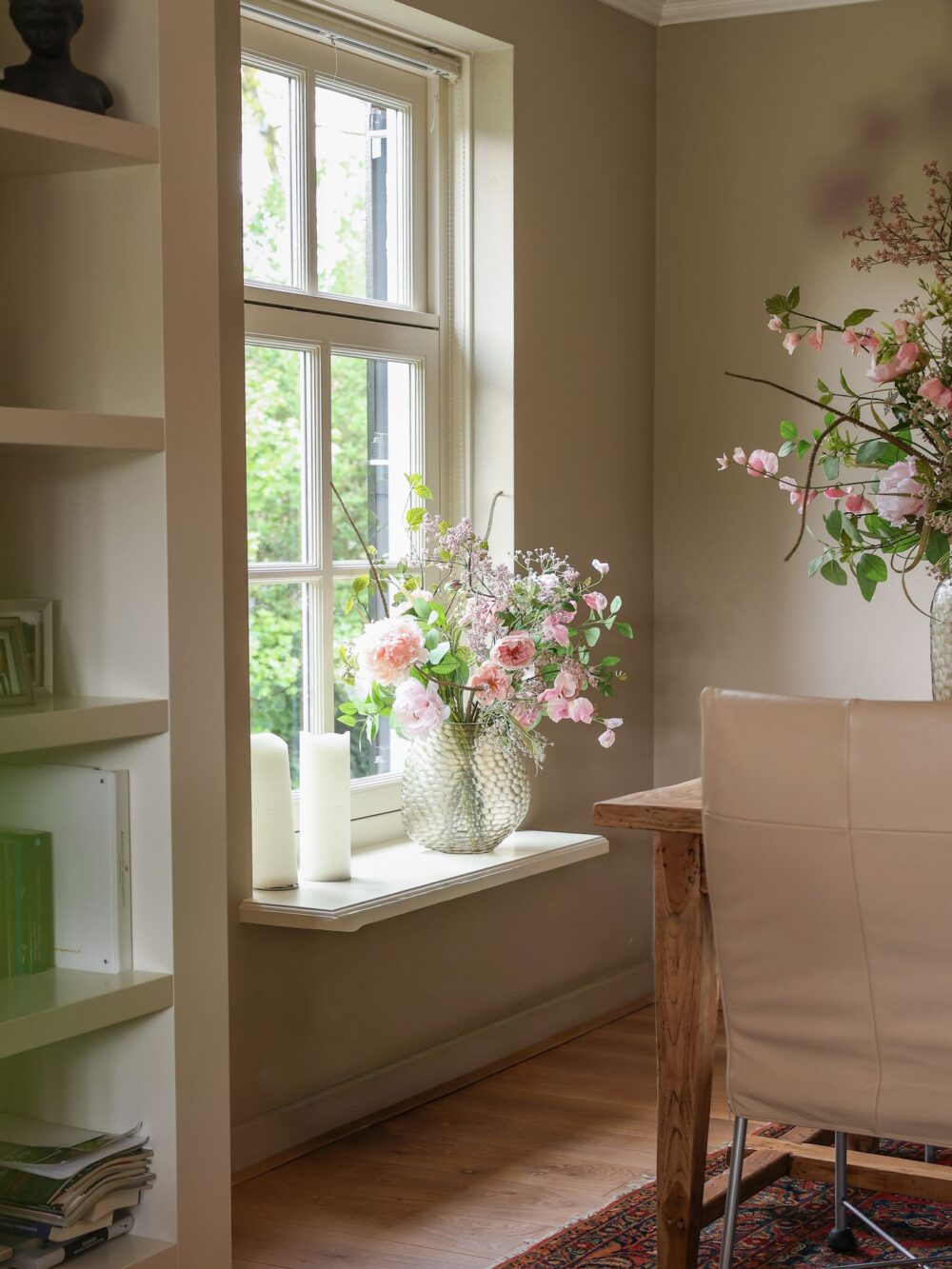 Subtiel zijden boeket blush roze – Atelier