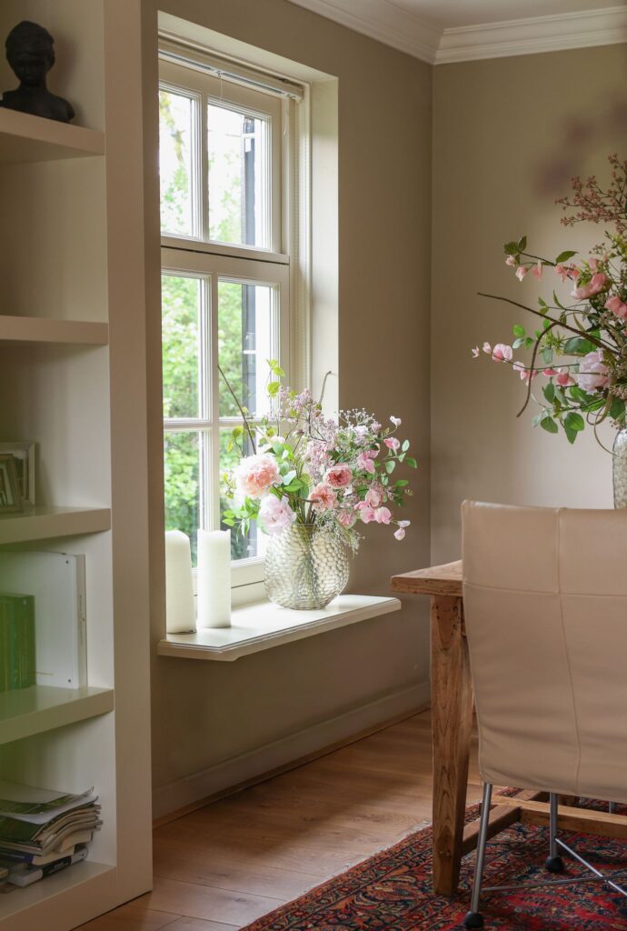 Subtiel zijden boeket blush roze – Atelier