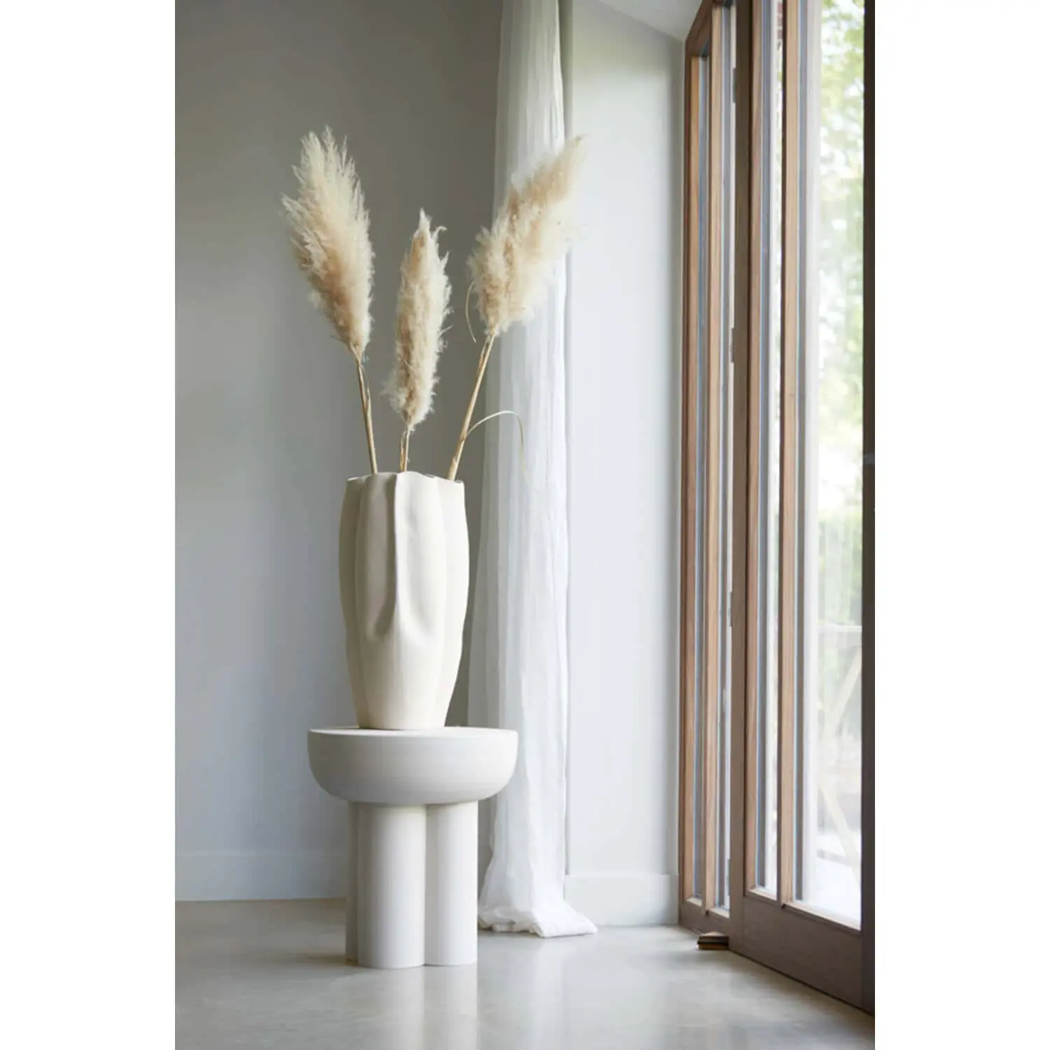 Vaas 28x56 cm SANGULI ceramics japandi beige – foto 2