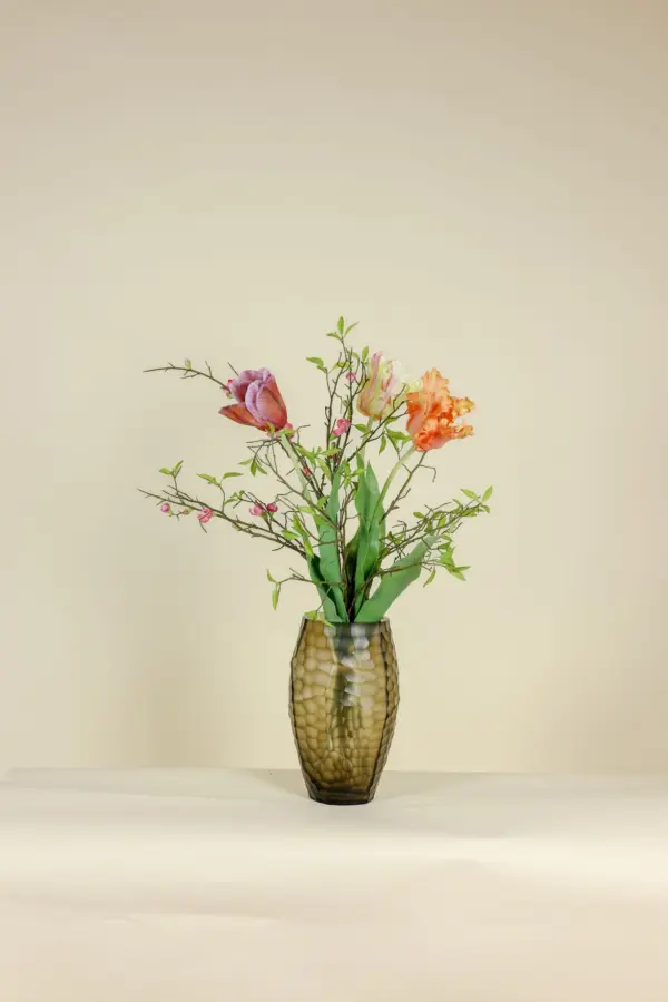 Kunst tulpenboeket Violet (sfeerfoto 3)