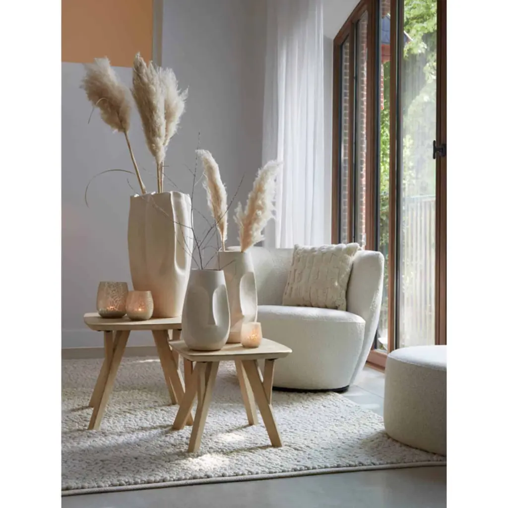 Sanguli Ceramics vaas mat zand bruin: natuurlijke elegantie in jouw interieur