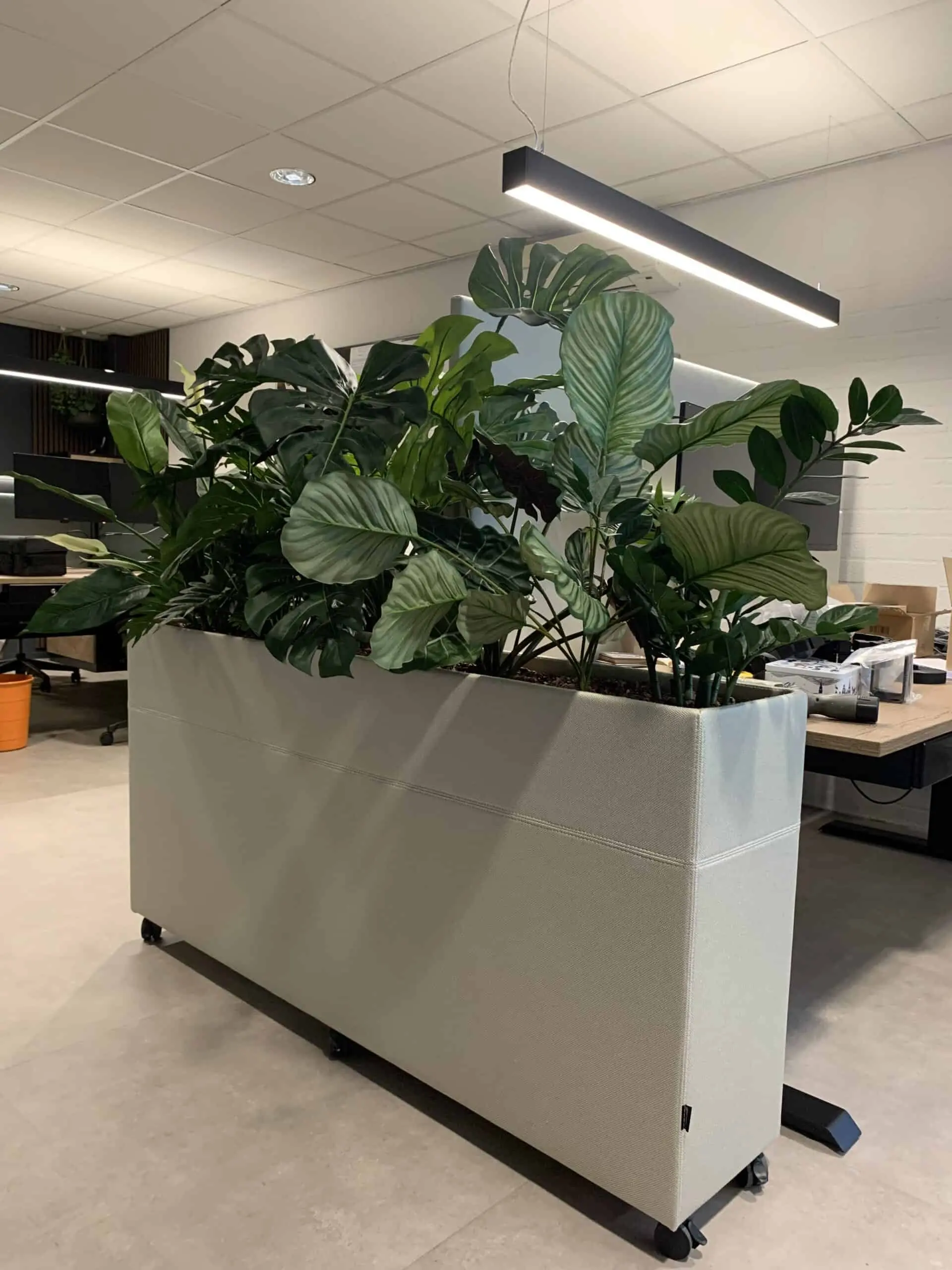 Roomdivider kunstplanten