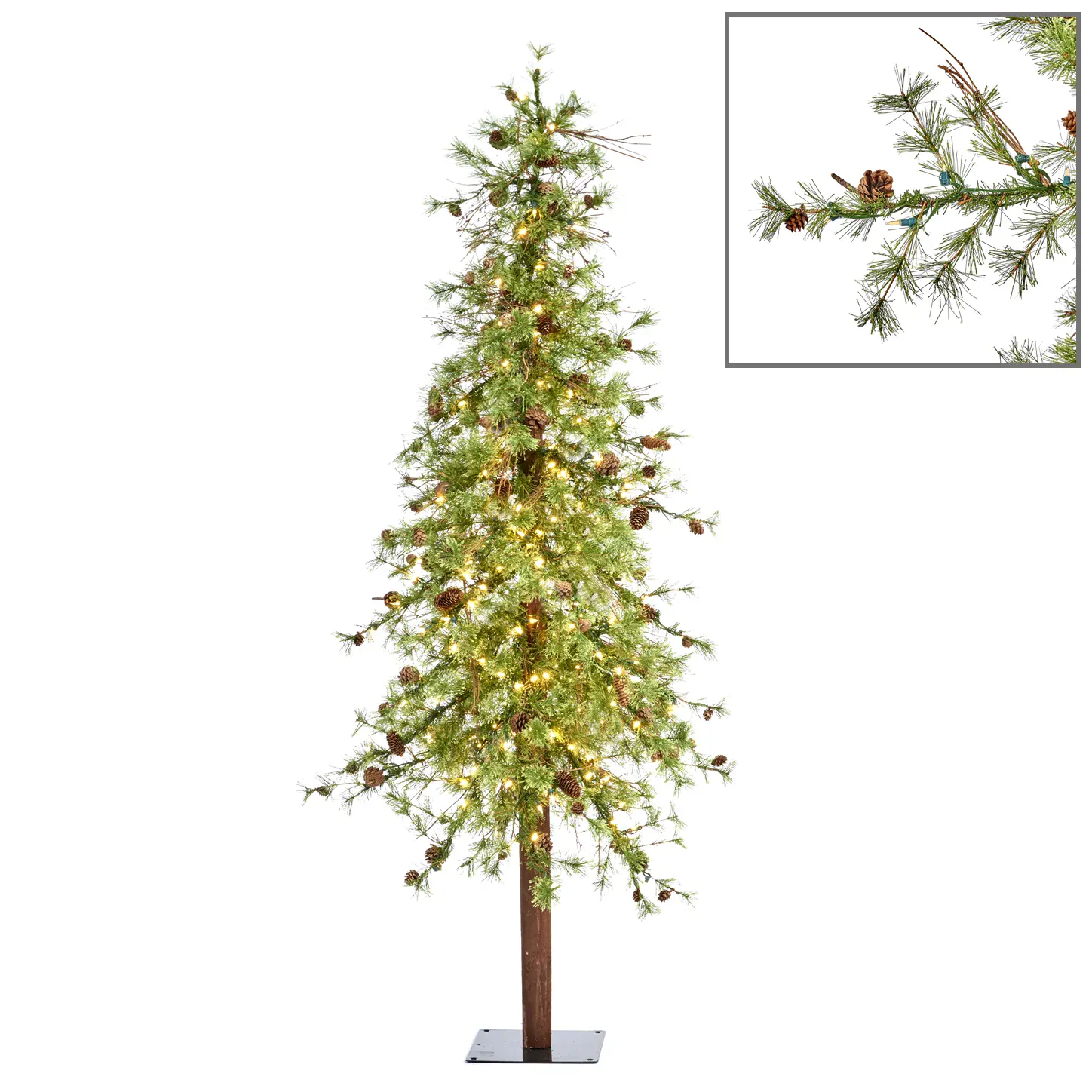 LED dennenboom op stam groen 300 cm – 350 LED – luxe kerstdecoratie van Exclusief Ingericht in Oss